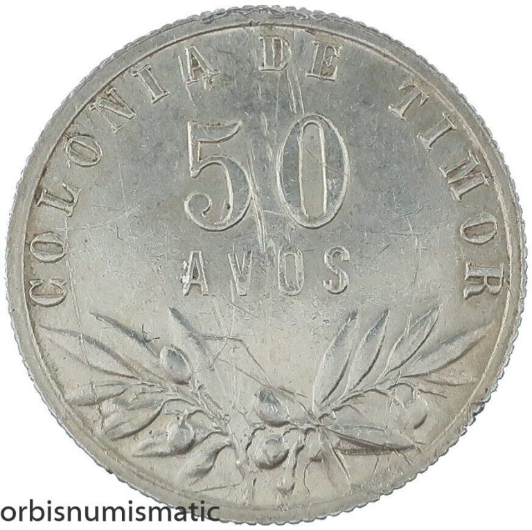 Read more about the article 1951 PORTUGUESE EAST TIMOR 50 AVOS SILVER COLONIAL PORTUGAL COIN Z178