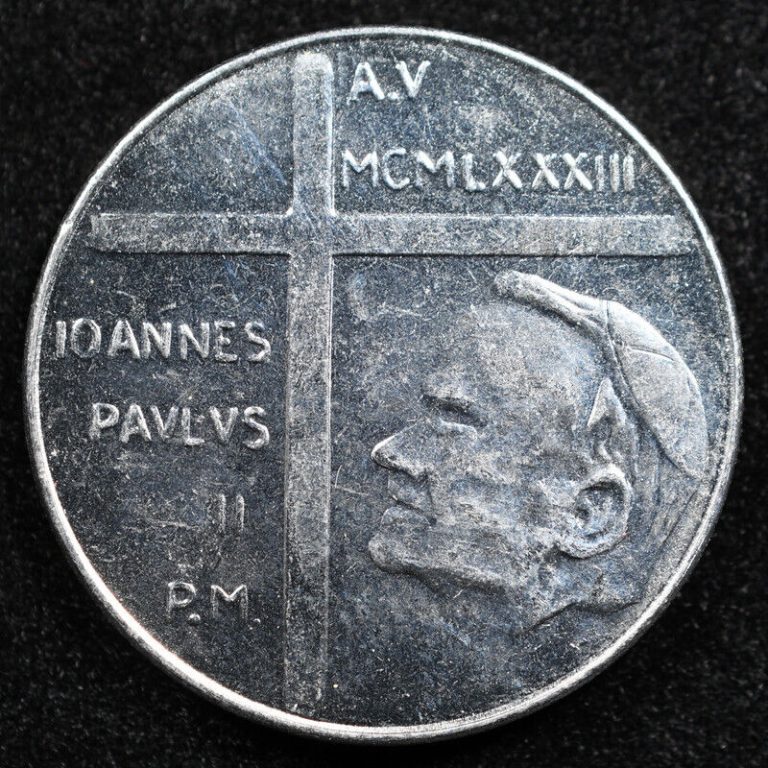 Read more about the article Vatican City 100 Lire 1983  Coin  Km# 173  John Paul Ii  Inv#D236