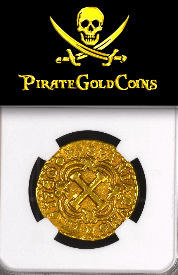 Read more about the article COLOMBIA 1750/49 DATED 8 ESCUDOS NGC 50 PIRATE GOLD SHIPWRECK COINS TREASURE