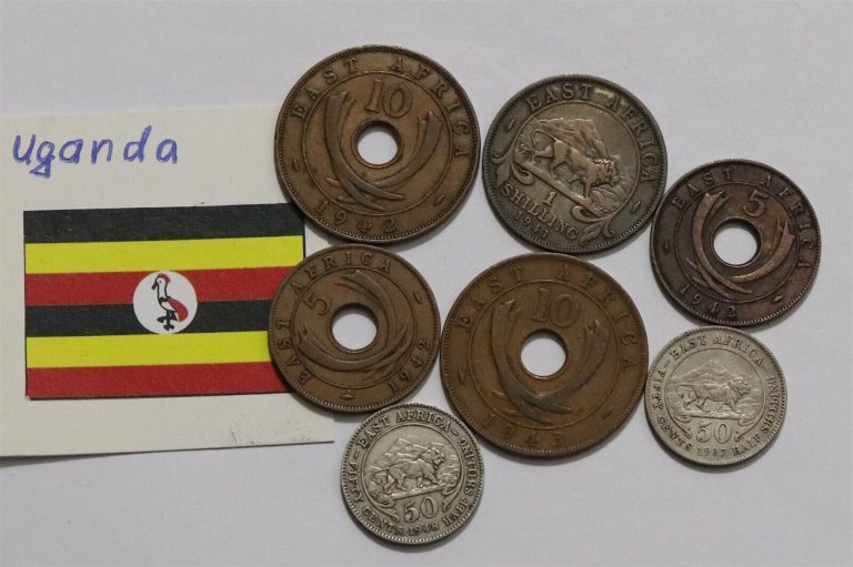 Read more about the article 🧭 🇺🇬 UGANDA NICE GROUP OF COLONIAL COINS WITH SILVER B55 #62 ZC6.