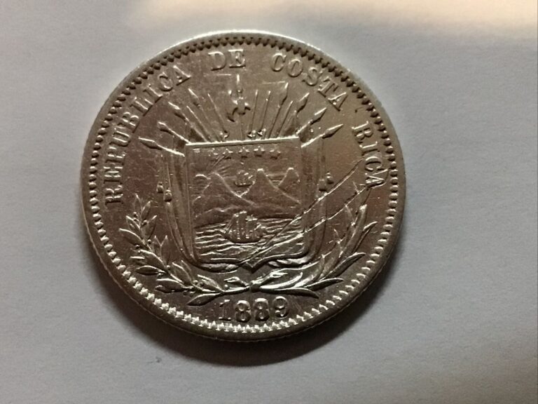 Read more about the article 1889 Costa Rica 25 Centavos Silver