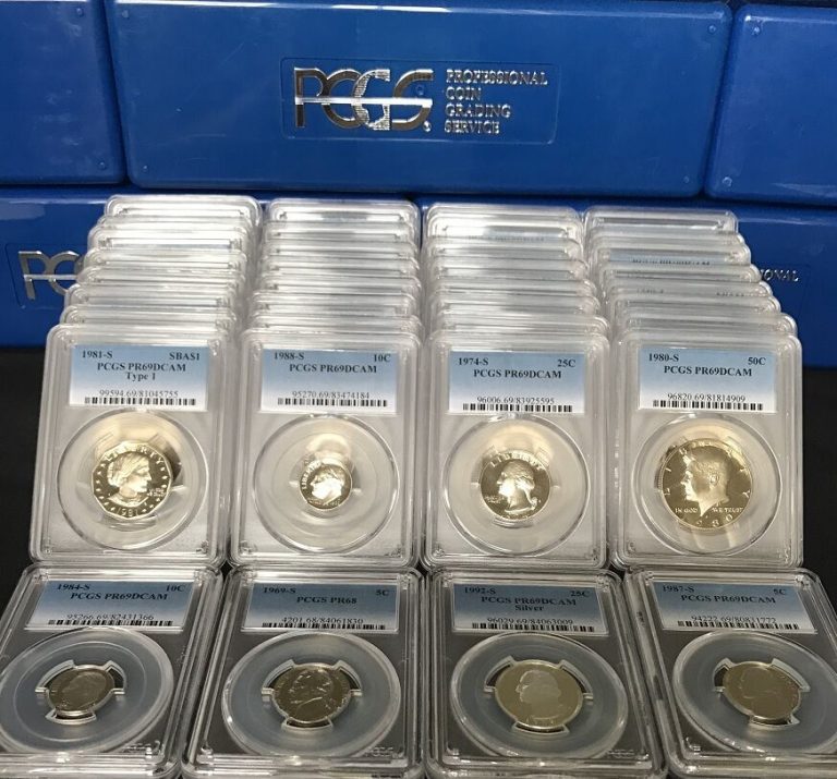 Read more about the article ✯ ESTATE SALE! ✯ PCGS Slabbed GRADED U.S. Proof Coin Hoard ✯ 1 SLAB LOT + BONUS