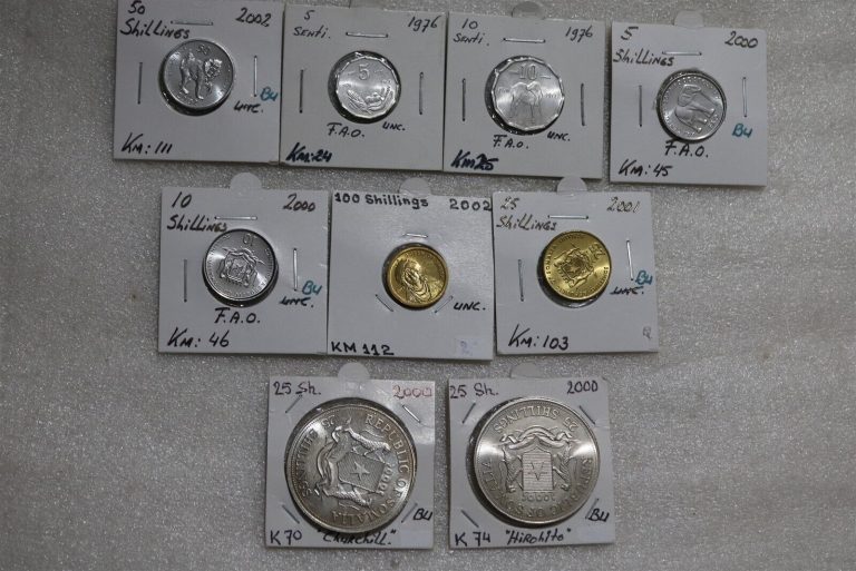 Read more about the article 🧭 🇸🇴 SOMALIA – 9 COINS COLLECTION HIGH GRADE B49 #2464