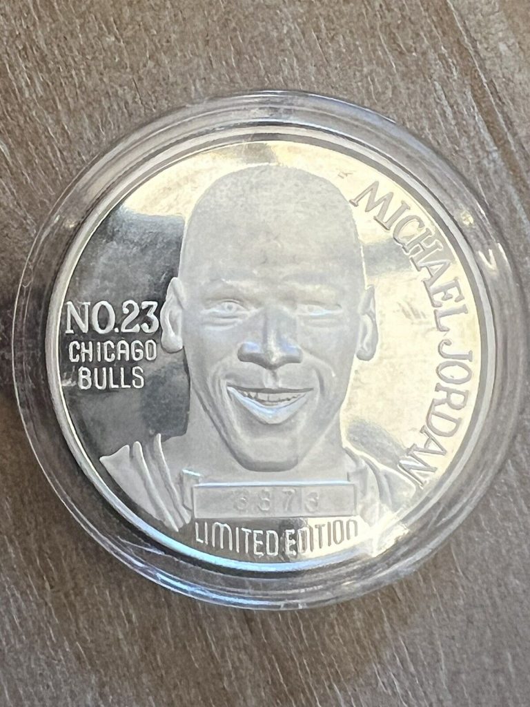 Read more about the article Michael Jordan 1991 NBA MVP 1 Ounce Pure Silver Medal Chicago Bulls Ltd. Edition