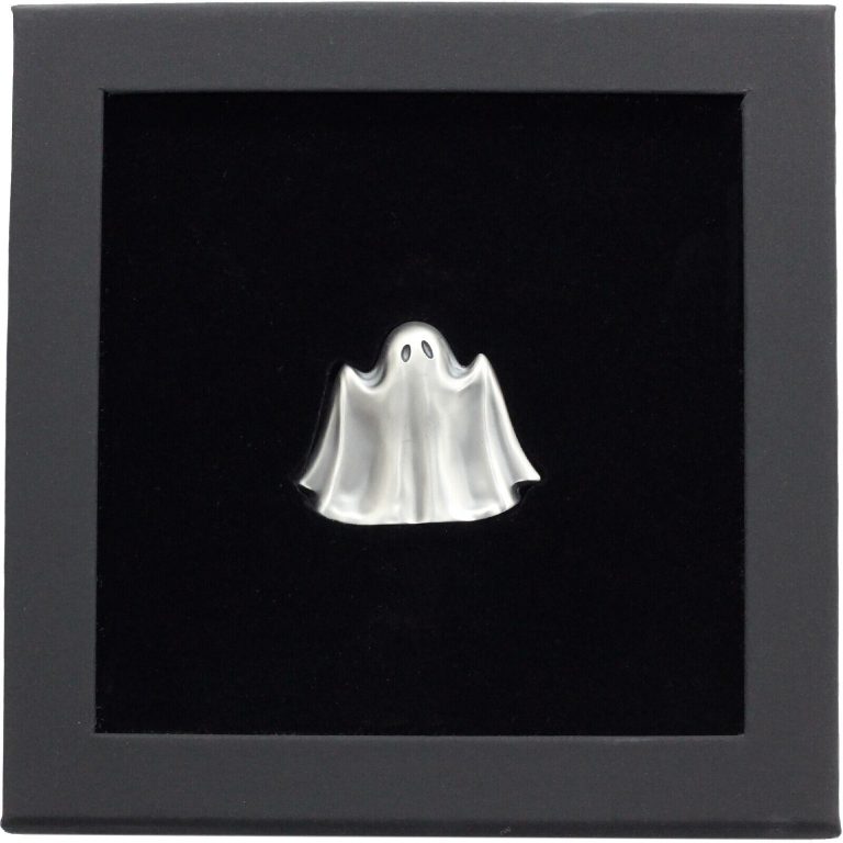 Read more about the article 2022 Palau $5 Silver 1oz Ghost UHR 3D Antiqued Coin in OGP