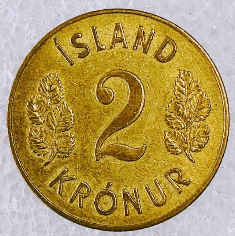 Read more about the article 1946 ICELAND Coin 2 Krónur KM# 13 Europe Nordic Island Nation Collectible Coins