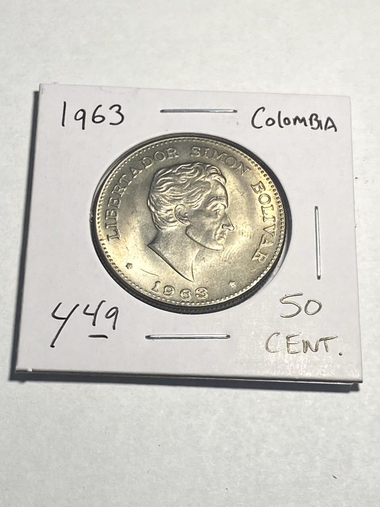 Read more about the article 1963 Colombia 50 Centavos