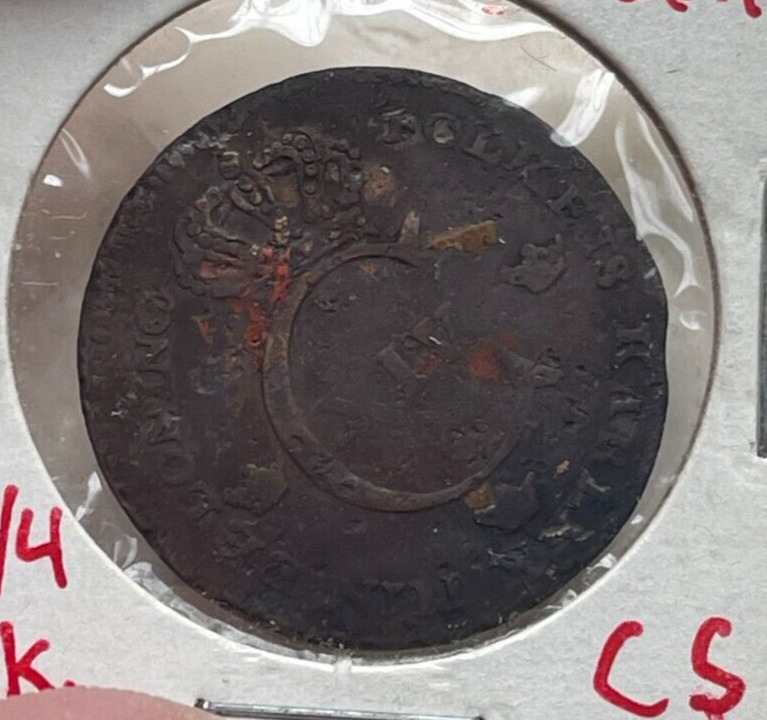 Read more about the article 1825 Sweden 1/4 Skilling  bg