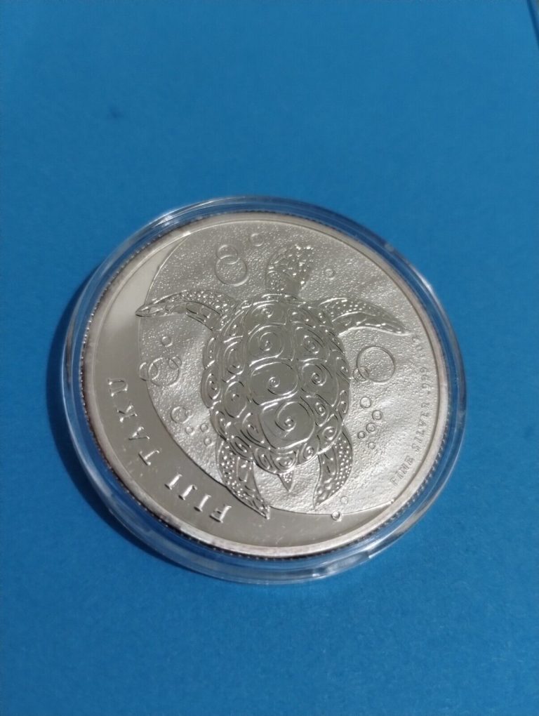 Read more about the article 2013 New Zealand Fiji Taku Turtle 1 oz .999 BU Coin Capsule