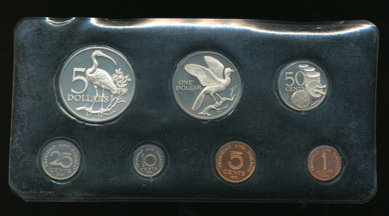 Read more about the article 1973 TRINIDAD and TOBAGO 7 COIN PROOF SET-ORIGINAL BOX                          m