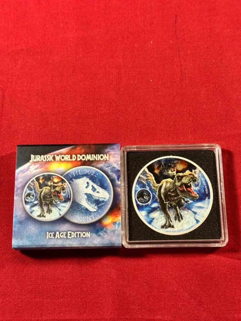 Read more about the article 2022 Fiji Jurassic World Dominion Ice Age 1 oz Silver Mintage 299 COA #2 or #3