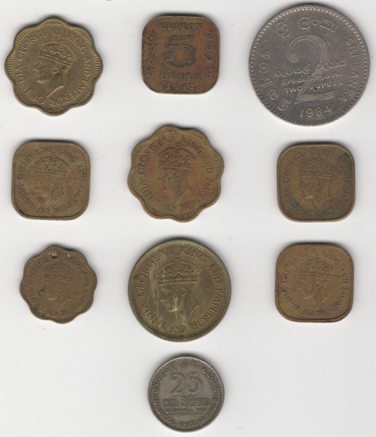 Read more about the article Ceylon/Sri Lanka Coins Bulk Lot