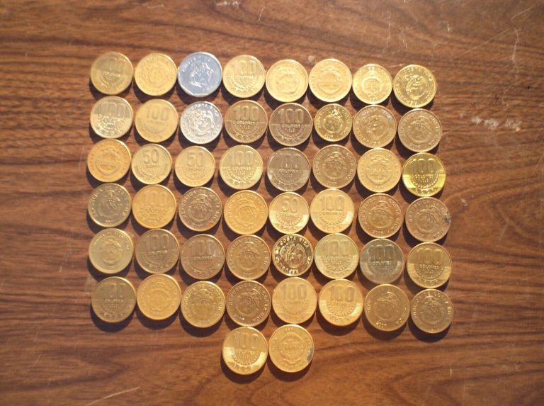 Read more about the article Costa Rica Coin Collectible Coins Rare Colones Large Lot Old Money Monedas Nice