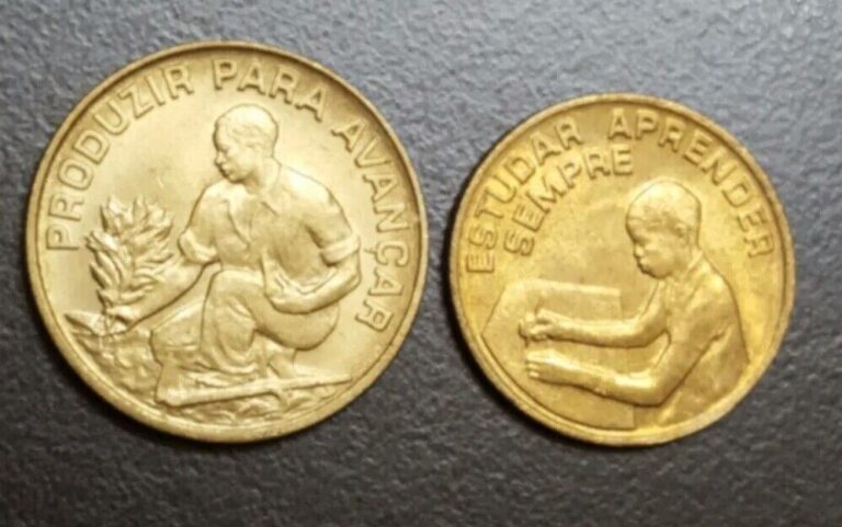 Read more about the article 1977 CABO CAPE VERDE 1 and 2-1/2 ESCUDOS F.A.O. FAO SET LOT OF 2 COINS SCARCE