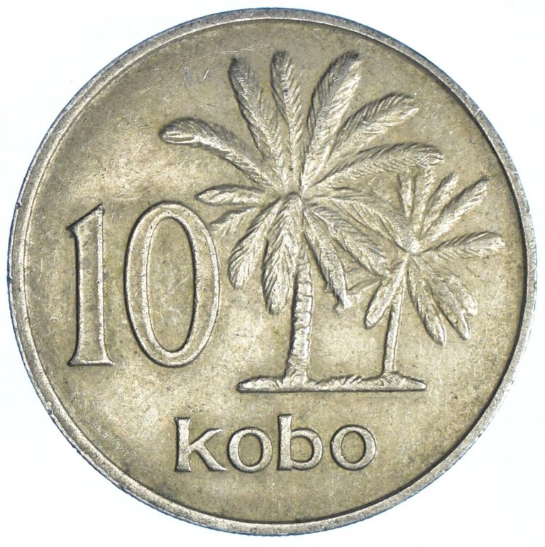 Read more about the article COIN / NIGERIA / 10 KOBO 1973 collectible coin   #WT44134