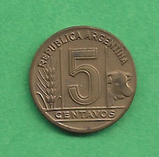 Read more about the article Argentina 1949 5 Centavos Coin