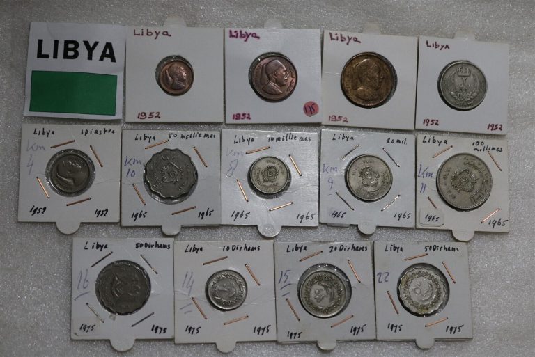 Read more about the article 🧭 🇱🇾 LIBYA SUPER MONARCHY COIN COLLECTION B49 #2354