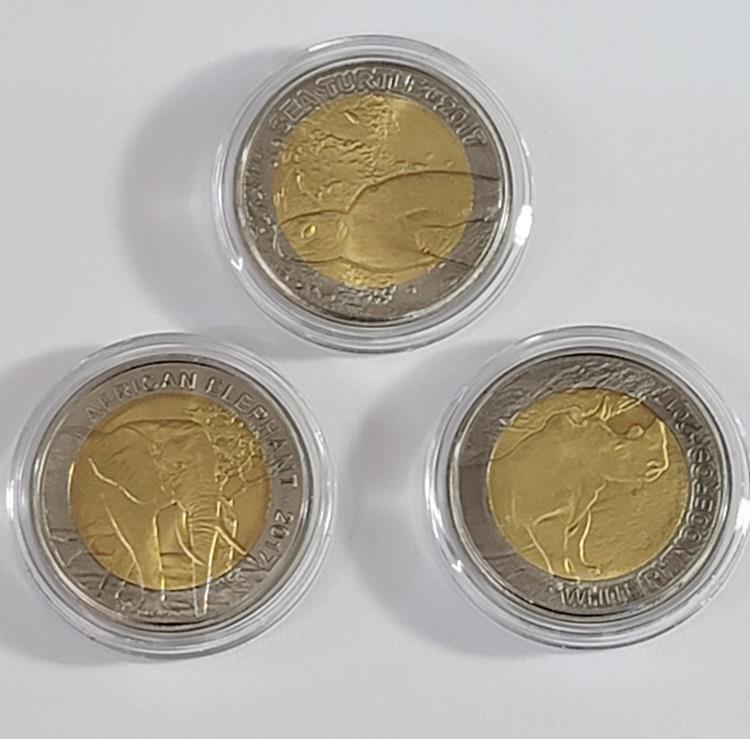 Read more about the article Animals of Africa 2017 Burkina Faso Bi-metal 3 coin set