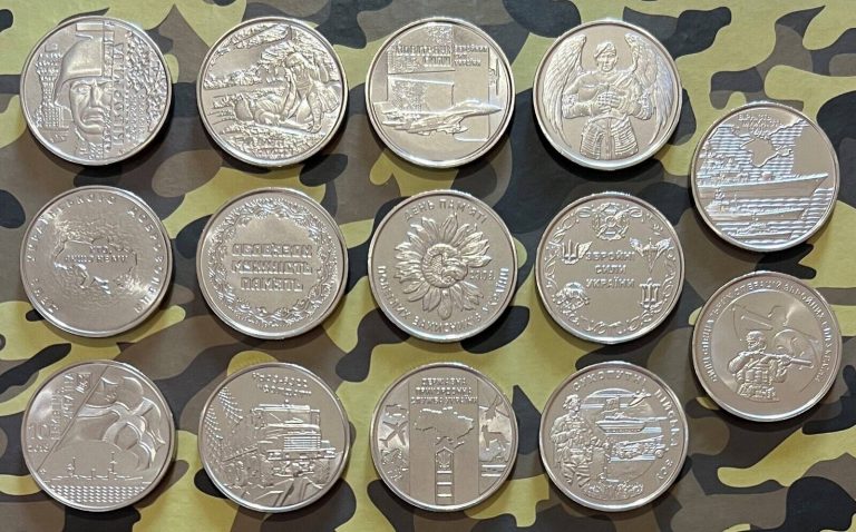 Read more about the article UKRAINE – Complete SET of 14 Coins “Armed forces” – 10 HRYVEN 2018 – 2022  UNC