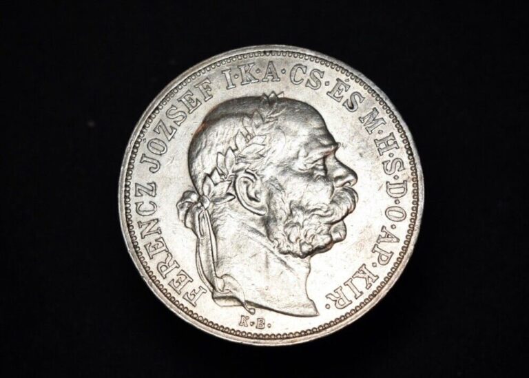 Read more about the article 1909 Hungary Silver 5 Korona Franz Joseph  BU KM# 488 RARE