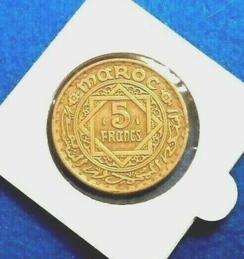 Read more about the article 1945 Morocco 5 Francs 1365 – Beautiful Coins – See Pictures