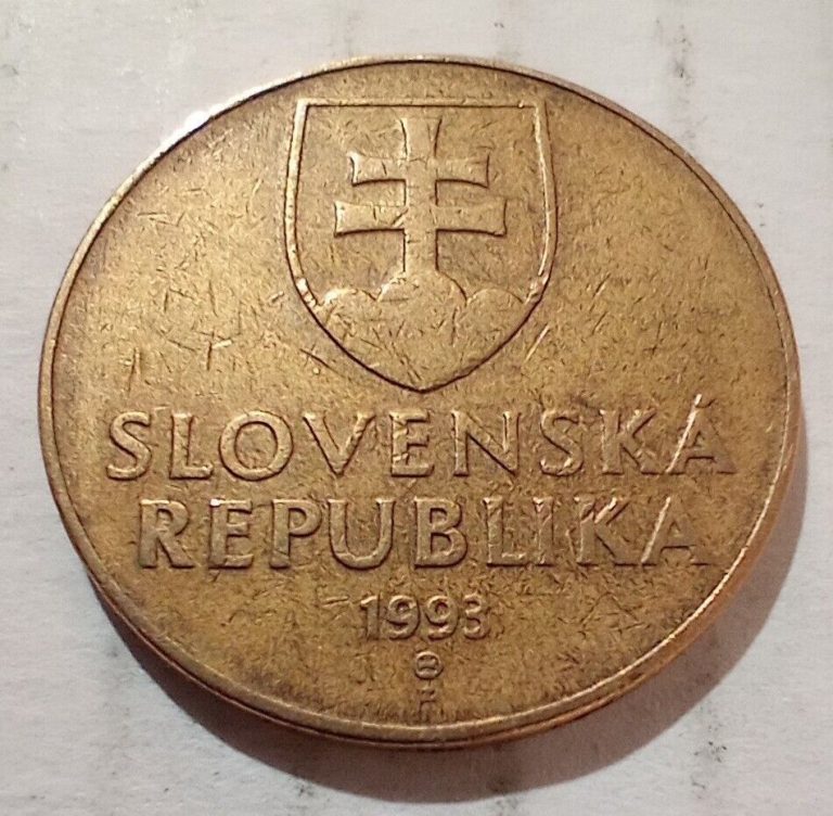 Read more about the article 10 Koruna 1993 Slovakia Coin Cross 10Sk Slovenska Republika