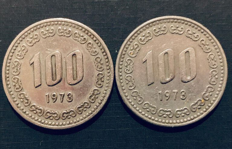 Read more about the article SOUTH  KOREA 100 WON (1973) COIN MONEY : Two Coins (#4)