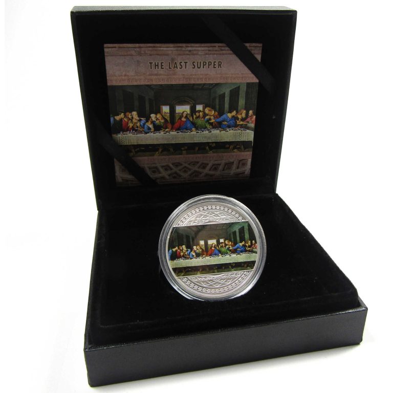 Read more about the article The Last Supper 1 oz .999 Silver Coin 2023 Cameroon COA SKU:OPC94