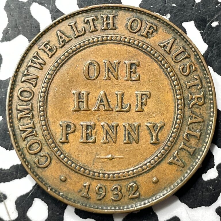 Read more about the article 1932 Australia 1/2 Penny (3 Available) (1 Coin Only)