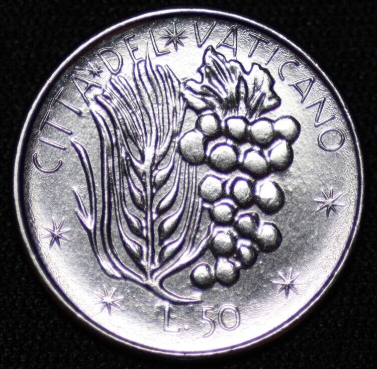Read more about the article VATICAN CITY ~ 1972 ~ 50 Lire ~ Quality World Coin ☘️ W-#70 ☘️
