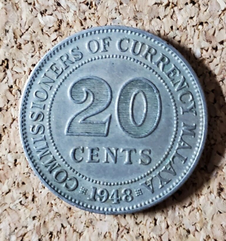 Read more about the article Malaya 1948 – 20 Cents King George VI Coin