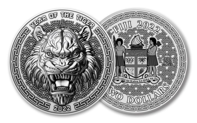 Read more about the article 2022 Fiji $2 1oz .999 Fine Silver Lunar Tiger Ultra High Relief w/ COA