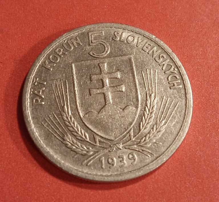 Read more about the article Slovakia 5 Koruns 1939  Coin  KM# 2