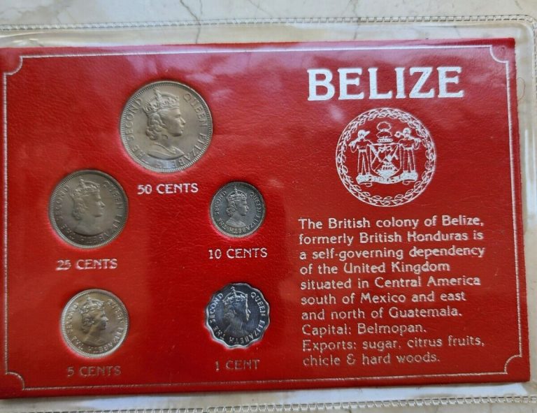 Read more about the article 1976 – 1980 Belize Coin Set Bg