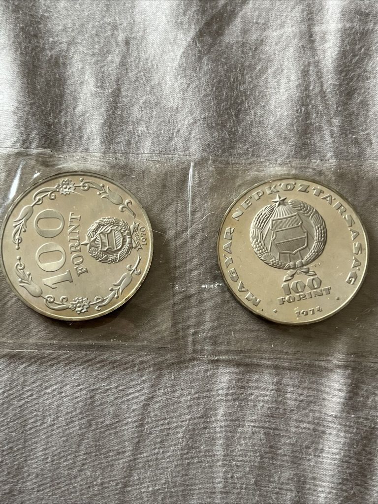 Read more about the article 1970-BP Hungary 100 Forint Liberation Silver and Another