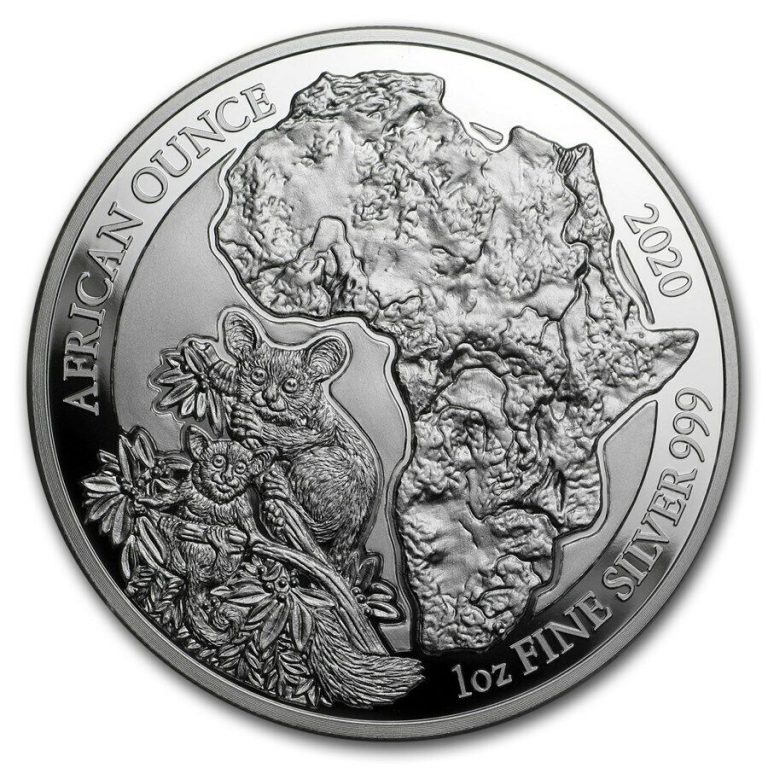 Read more about the article BUSHBABY – RWANDA AFRICAN OUNCE – 2020 1 oz Pure Proof Silver Coin – Capsule COA