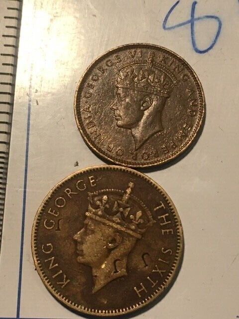 Read more about the article Jamaica 1947/1950 farthing/ half penny