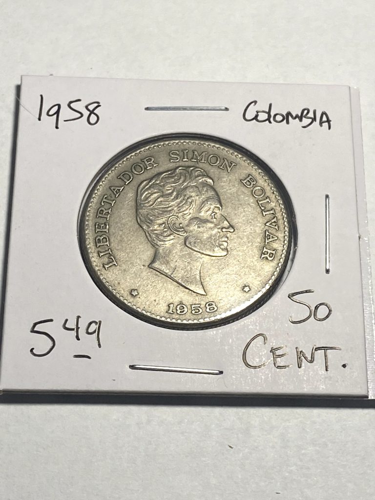 Read more about the article 1958 Colombia 50 Centavos