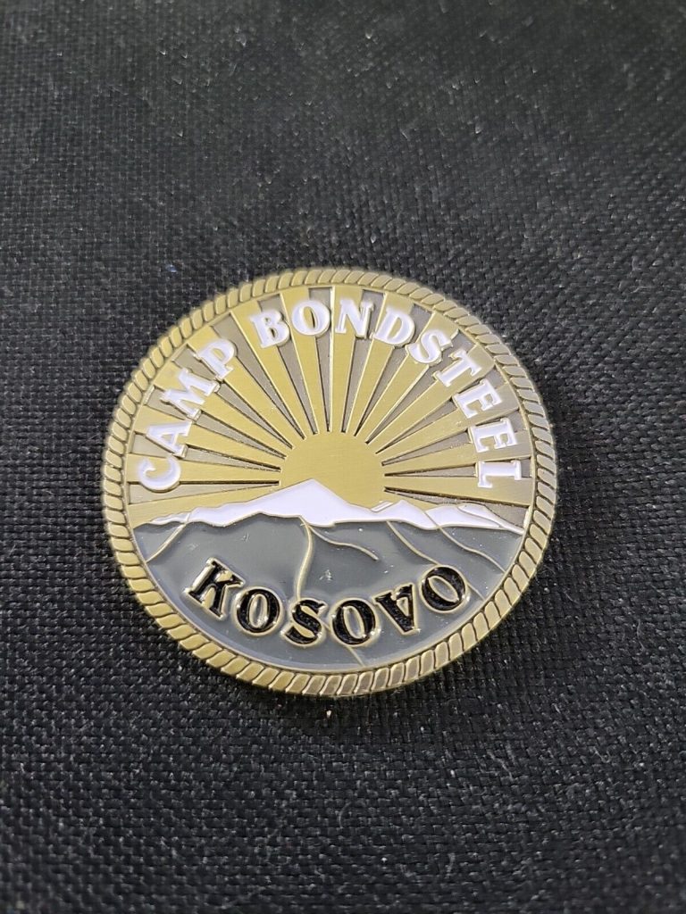 Read more about the article United states army camp bonsteel kosovo challenge coin