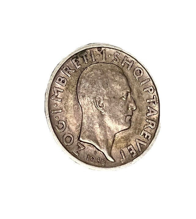 Read more about the article Albanian 1 Franga Ari Coin 1935 R