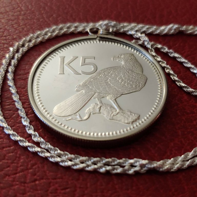 Read more about the article 1976 Proof Silver Papua New Guinea Coin Charm and 28″ Italian Sterling Rope Chain.