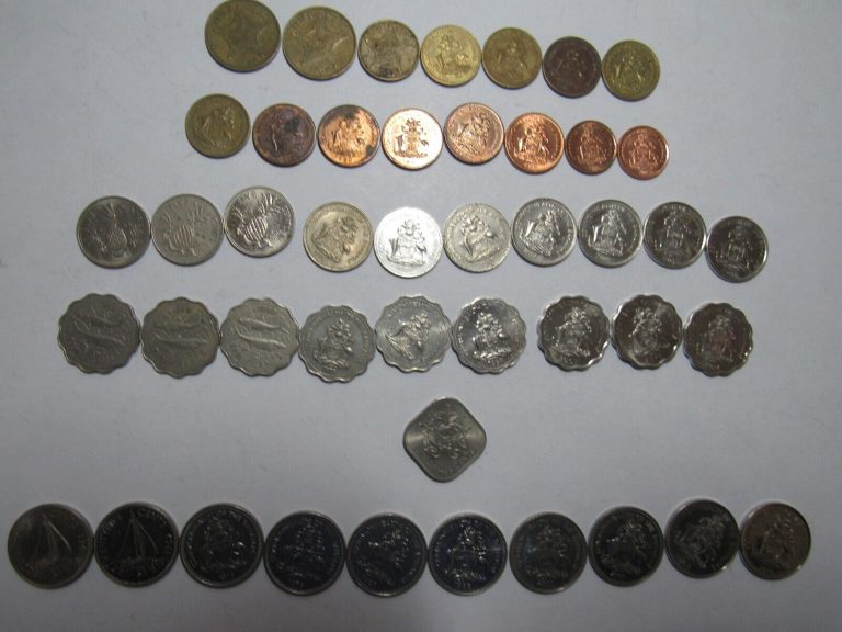 Read more about the article Lot of 45 Different Bahamas Coins – 1966 to 2016 – Circulated