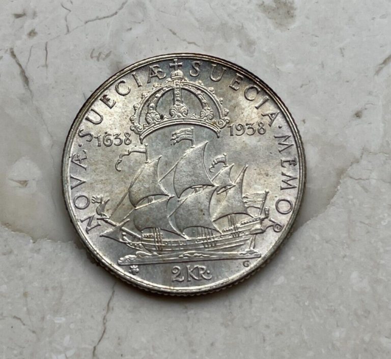 Read more about the article 1938 Sweden 2 Kronor – Settlement of Delaware  bg
