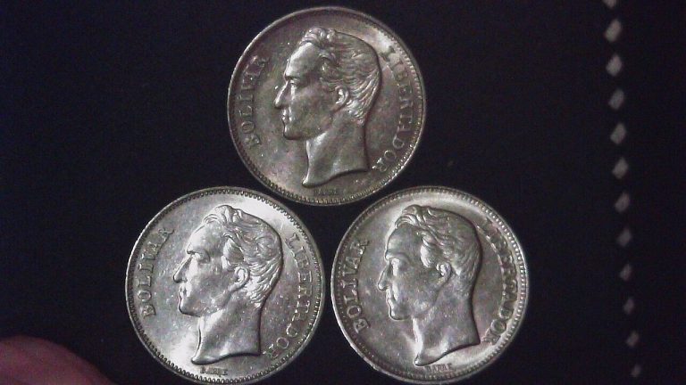 Read more about the article (3) Venezuela 2 Bolivares 1967 Nickel Coins About Uncirculated