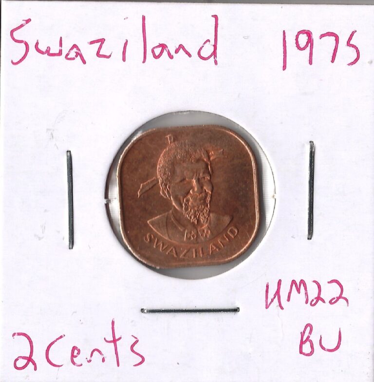 Read more about the article Coin Swaziland 2 Cents 1975 KM22  Combined shipping