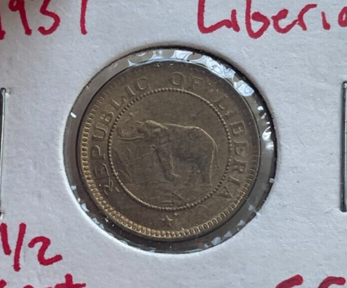Read more about the article 1937 Liberia 1/2 Half Cent  bg