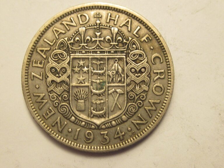 Read more about the article 1934 New Zealand Silver Half Crown