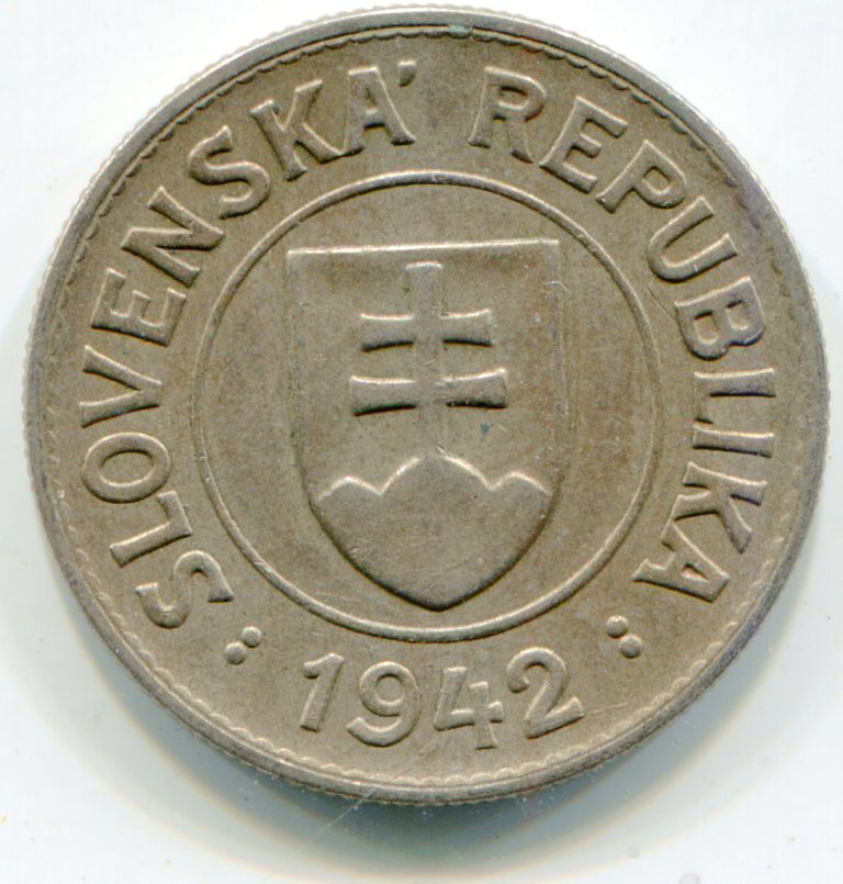 Read more about the article Slovakia  Koruna 1942 nice coin KM 6  lotmar9620