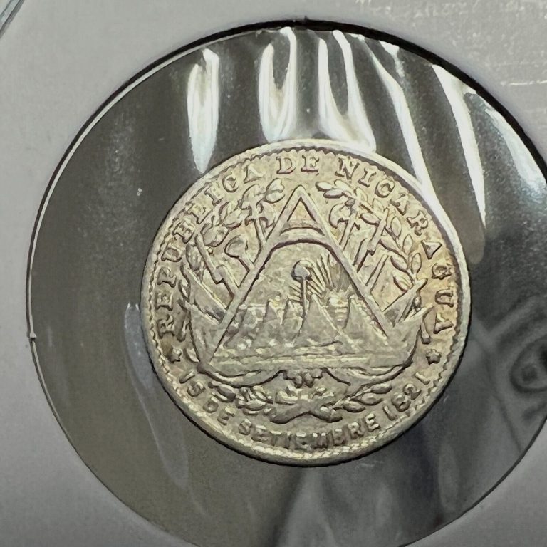 Read more about the article 1887  NICARAGUA SILVER 5 CENTAVOS COIN