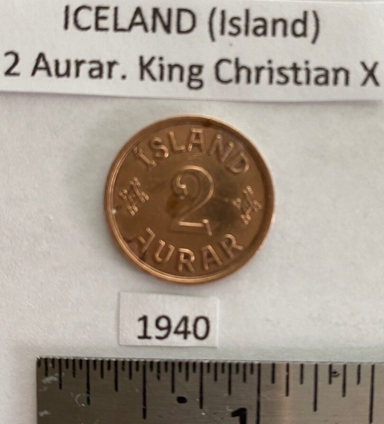 Read more about the article Coins  Icelandic  2 Aurar 1940